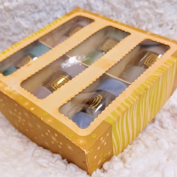 MCM MID CENTURY MODERN Frosted Glasses Rare New In Box - Picture 4 of 6